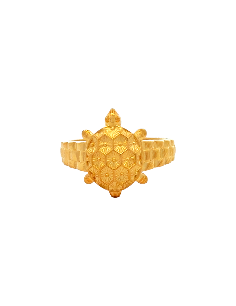 Gold Men's Ring 22 Karat