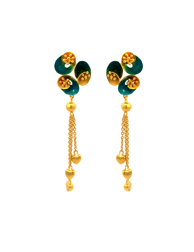 Gold Earrings 22 Karat