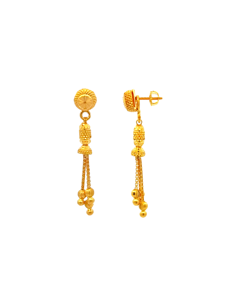 Gold Earrings 22 Karat