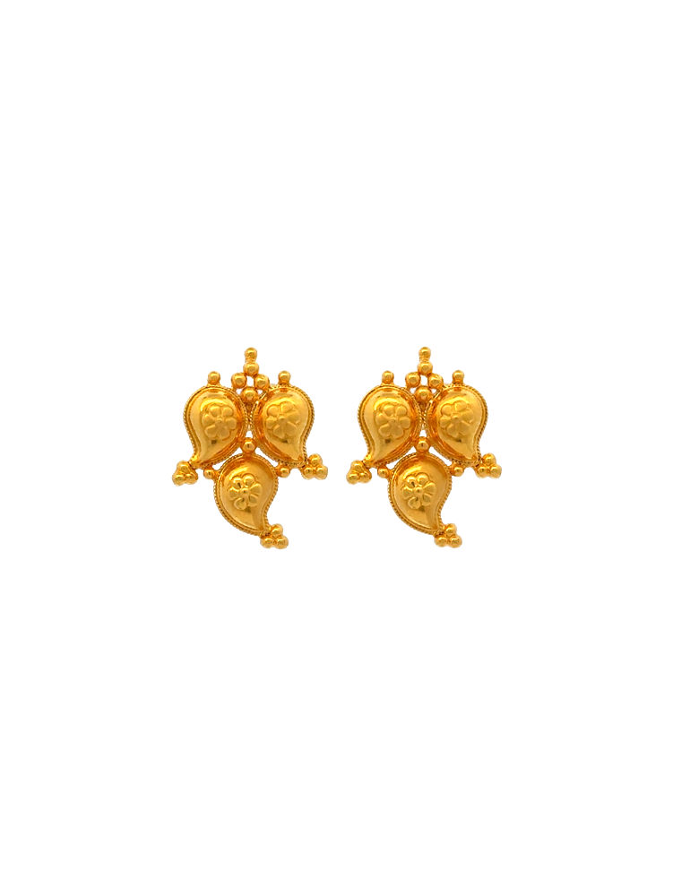 Gold Earring - 22 Karat
