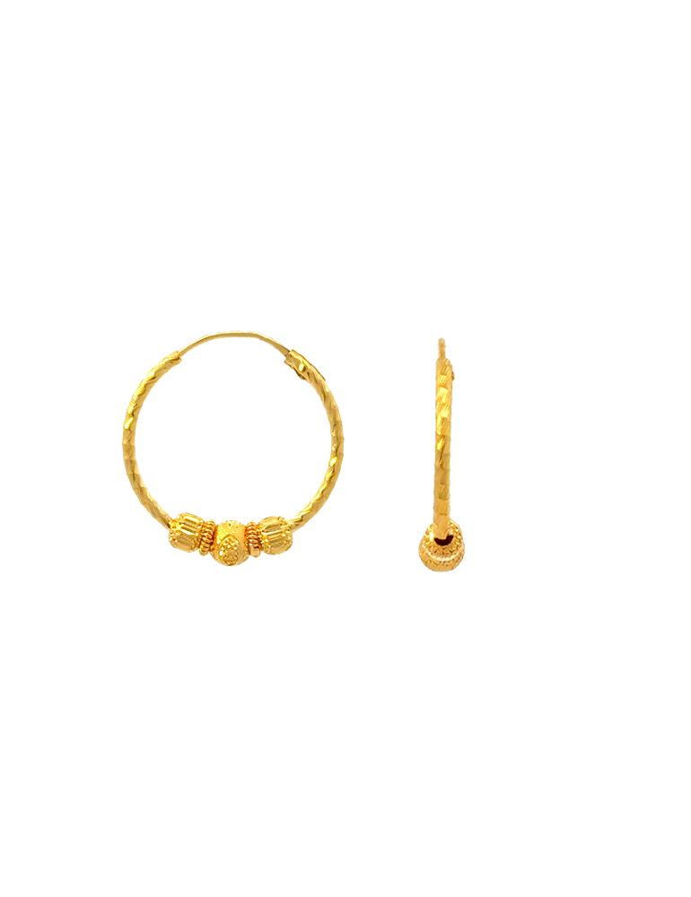 Gold Hoop 22 Karat