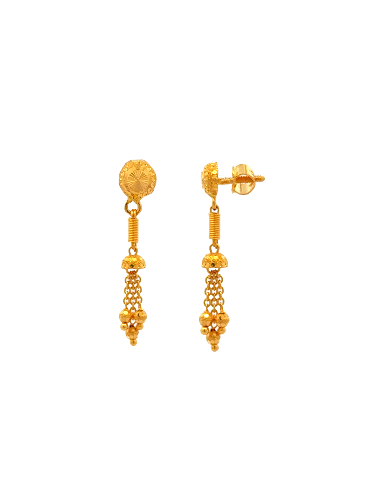 Gold Earrings 22 Karat