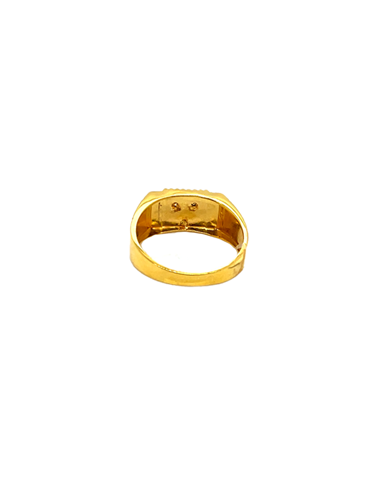 Gold Men's Ring 22 Karat