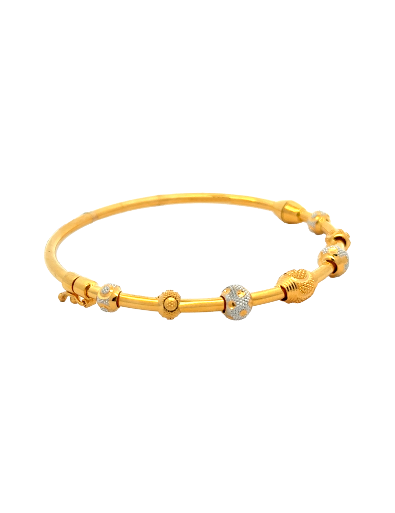 Gold Bangle Bracelet 22 Karat