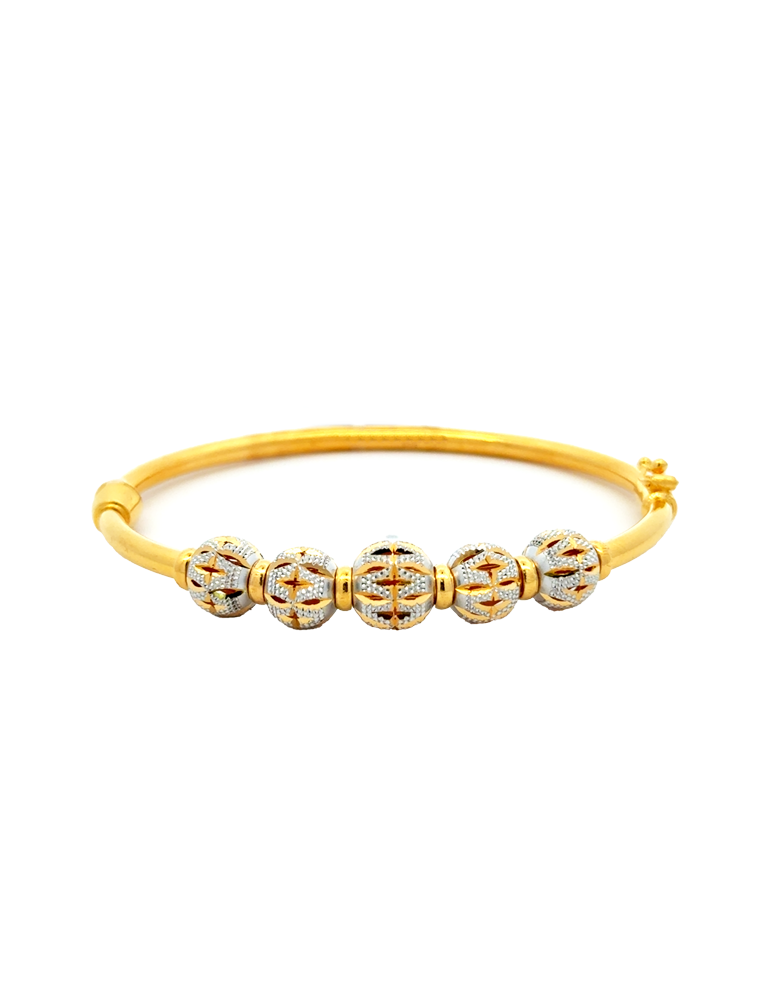 Gold Bangle Bracelet 22 Karat