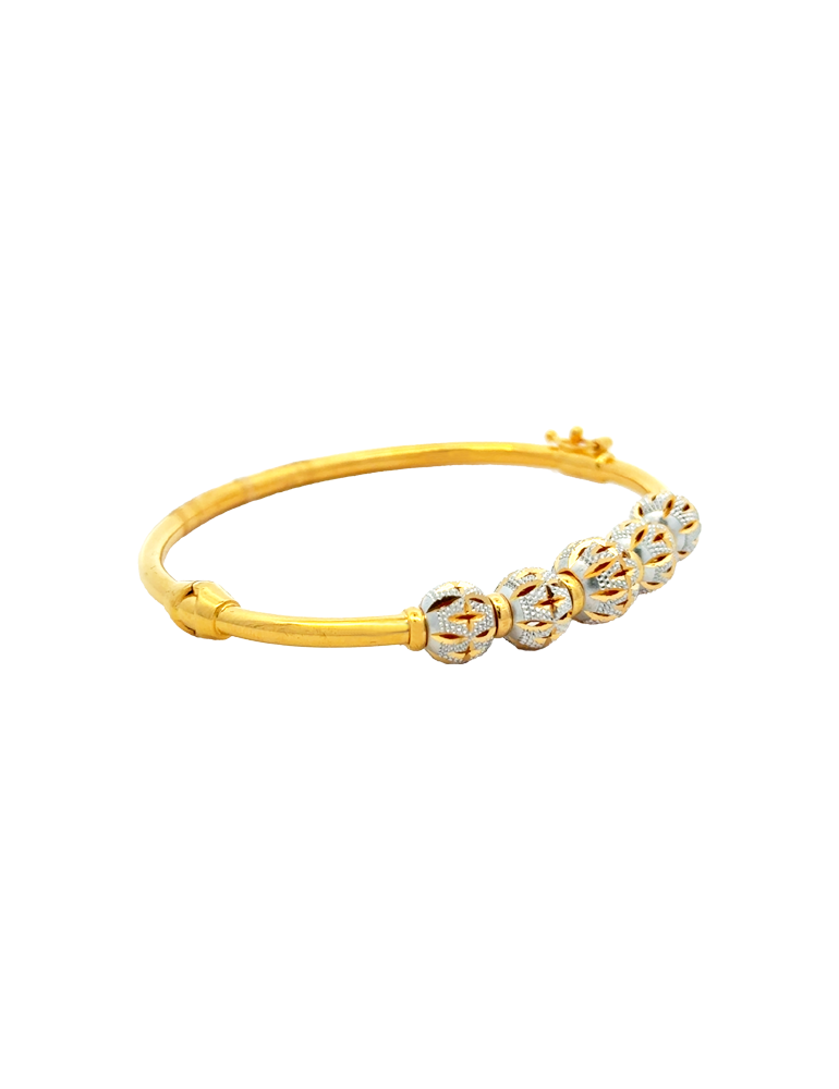 Gold Bangle Bracelet 22 Karat