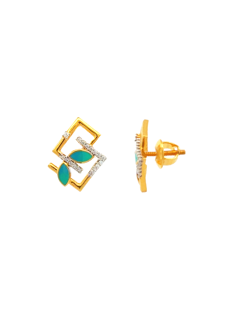 Gold Earrings 22 Karat