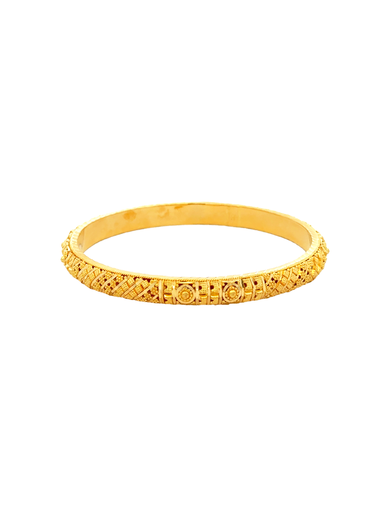 Chakra Weave Gold Kada 22 Karat - Set Of 2