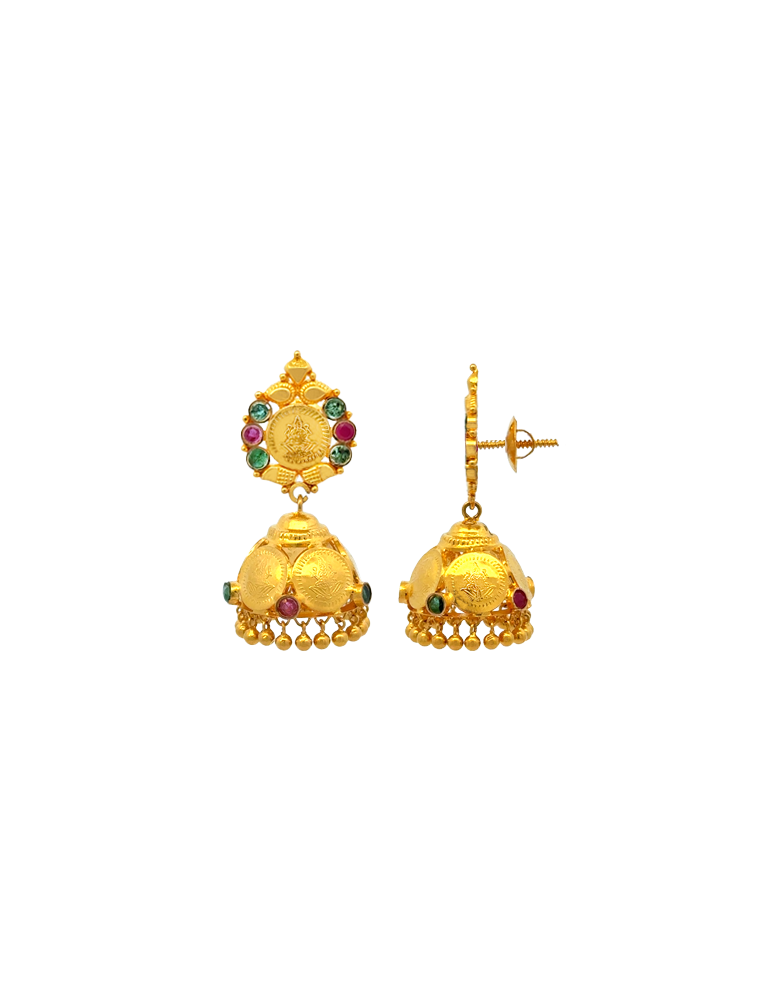 Gold Earrings 22 Karat