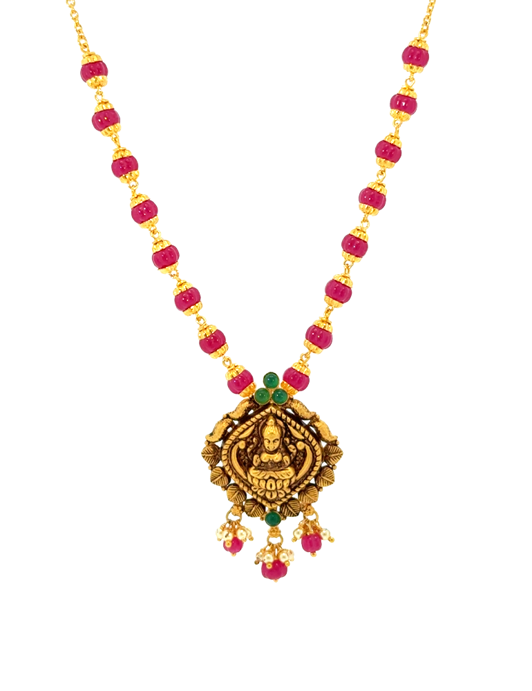 Sri Sampada Necklace - 22 Kt