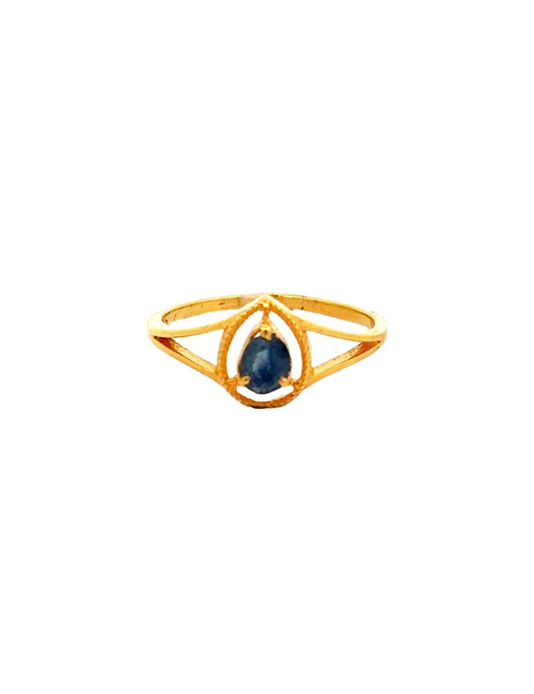 Midnight Dew Gold Ring - 22 Karat