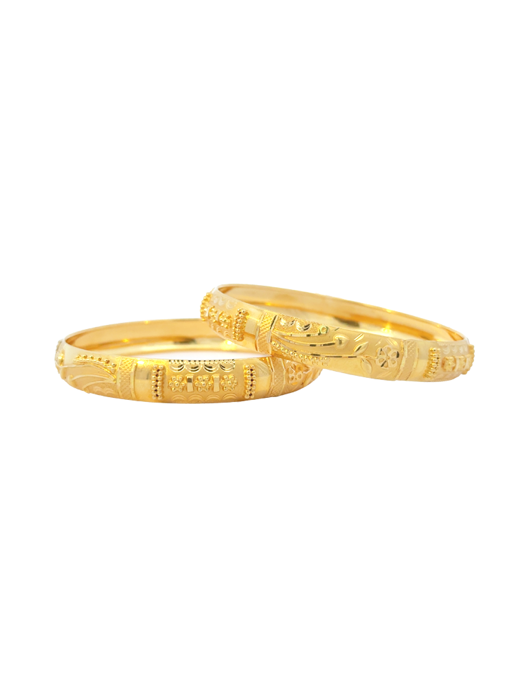 Gold Bangle 22 Karat - Set of 4