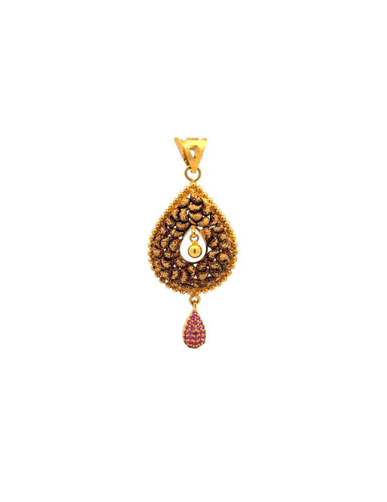 Traditional Design Gold Pendant