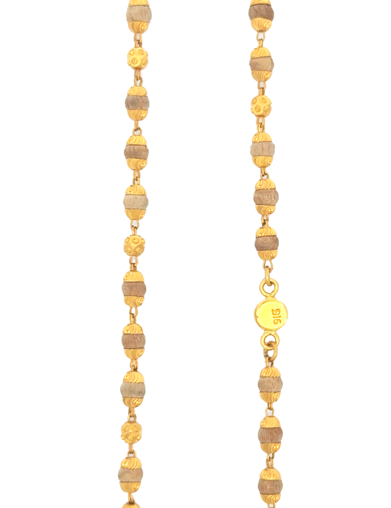Gold Tulsi Mala - 22 Karat