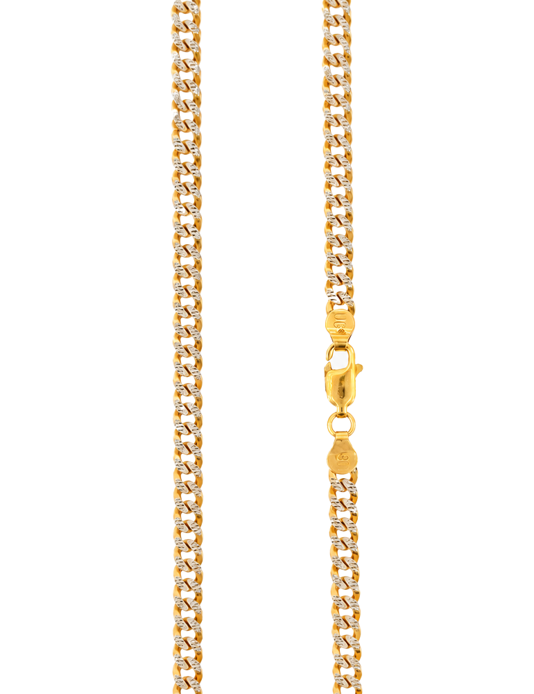 Golden Frost Cuban Chain - 22 Karat