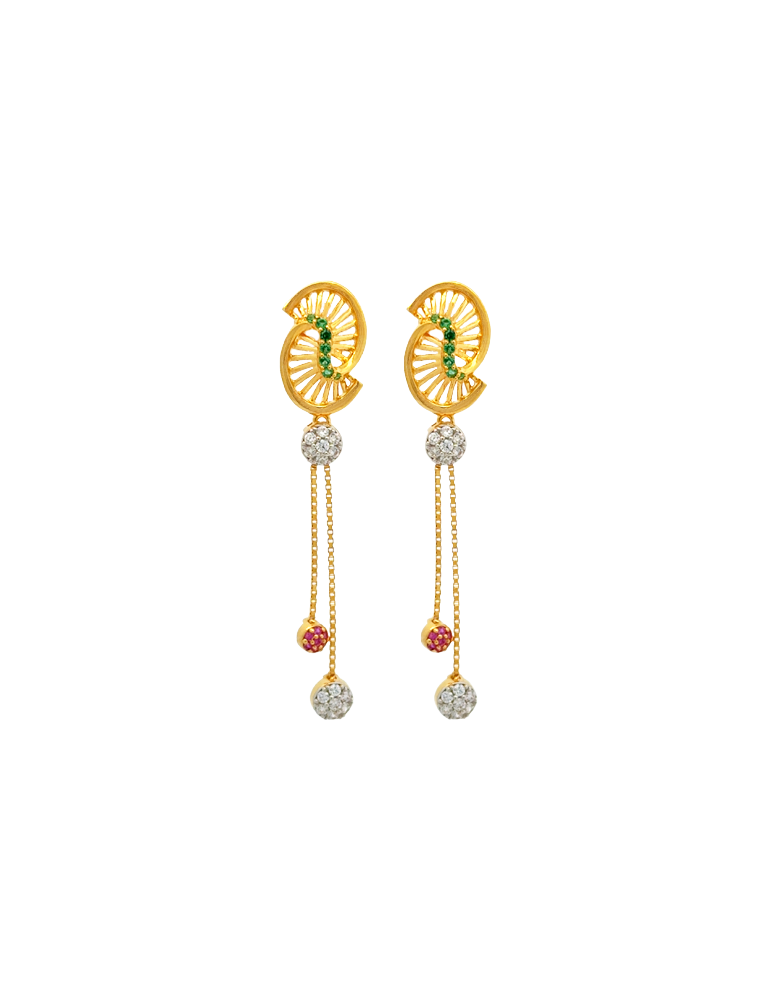 Gold Earrings 22 Karat