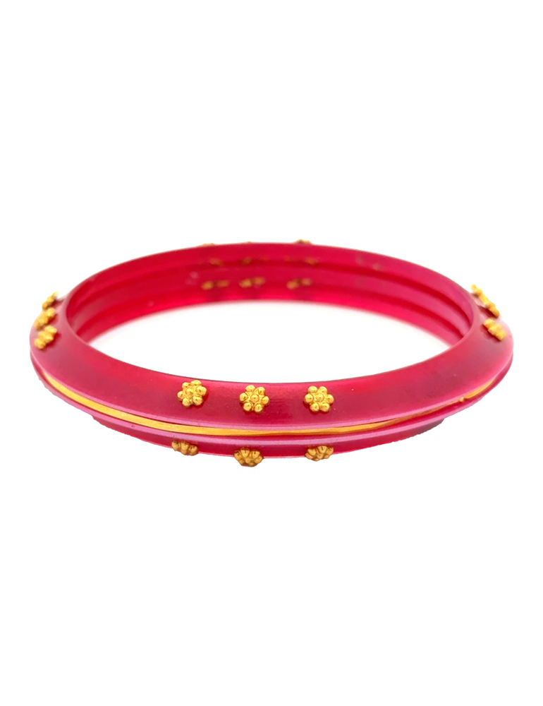 Shakha Pola Gold Bangle 22 Karat