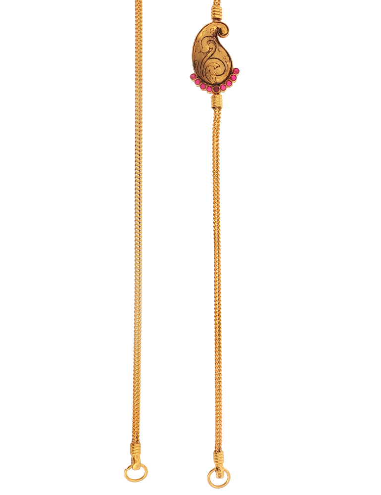 Kumkum Ambi Heritage Thali Mopu - 22 Kt