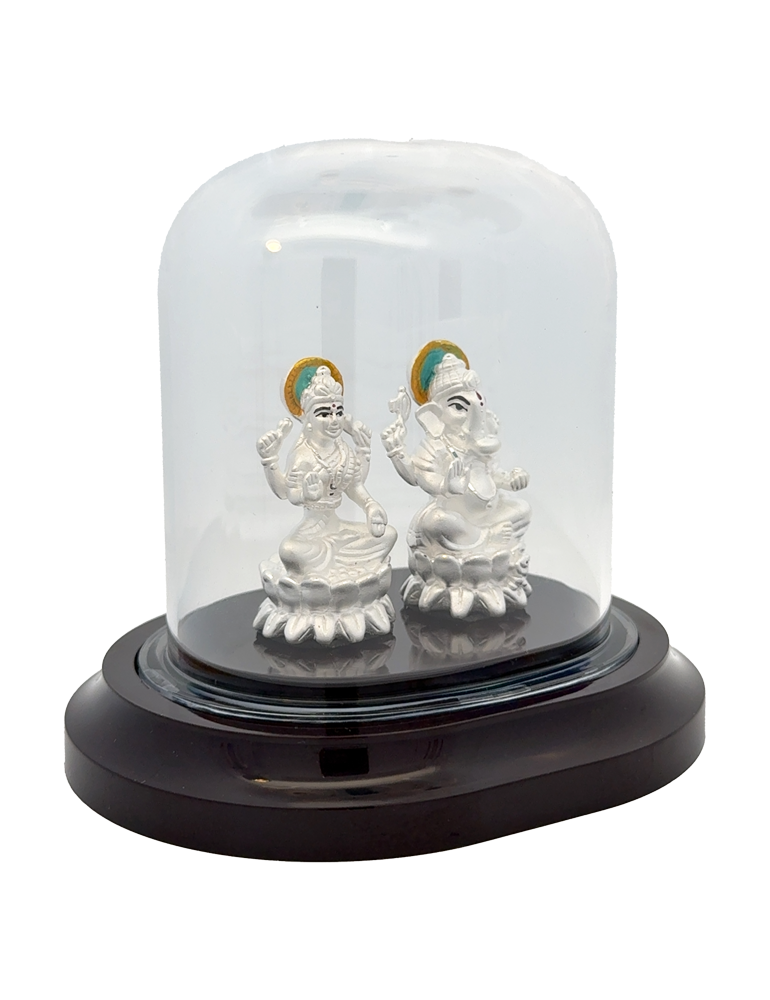Lakshmi - Ganesh Idol (999 Fine Silver)