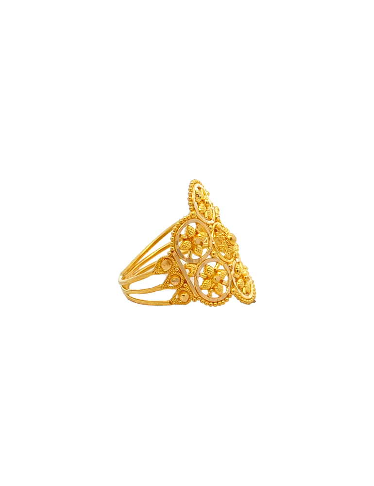 Noorphool Heritage Gold Ring - 22 Karat