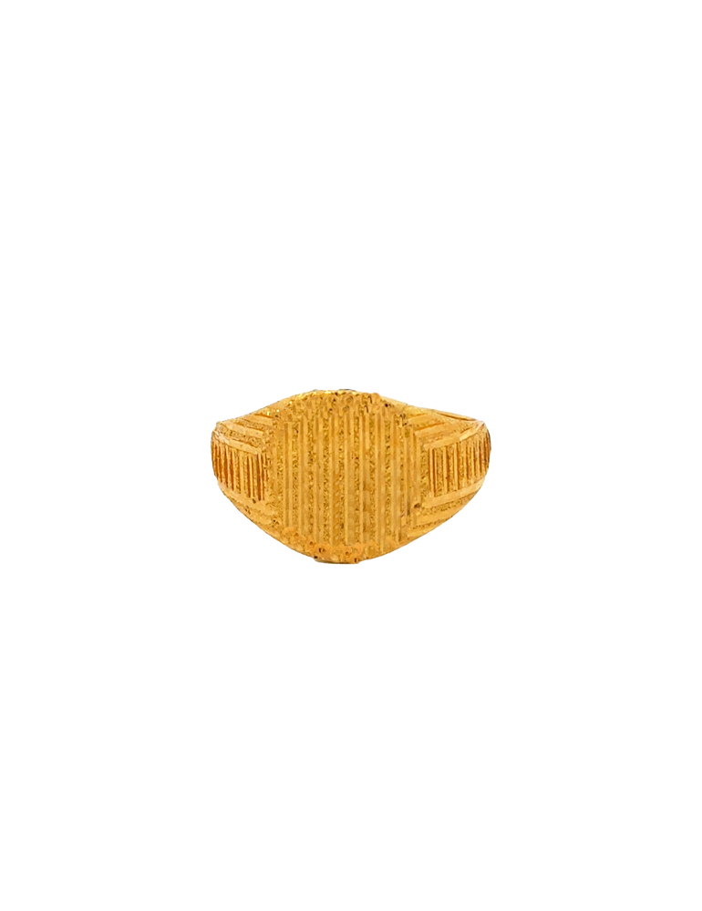 Gold Men's Ring 22 karat