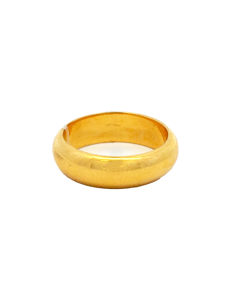 Polished Round Cut Unisex Band