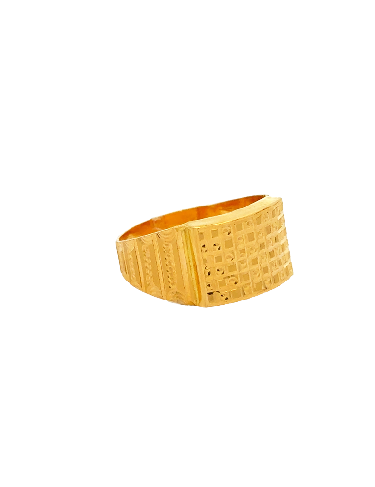 Gold Men's Ring 22 Karat