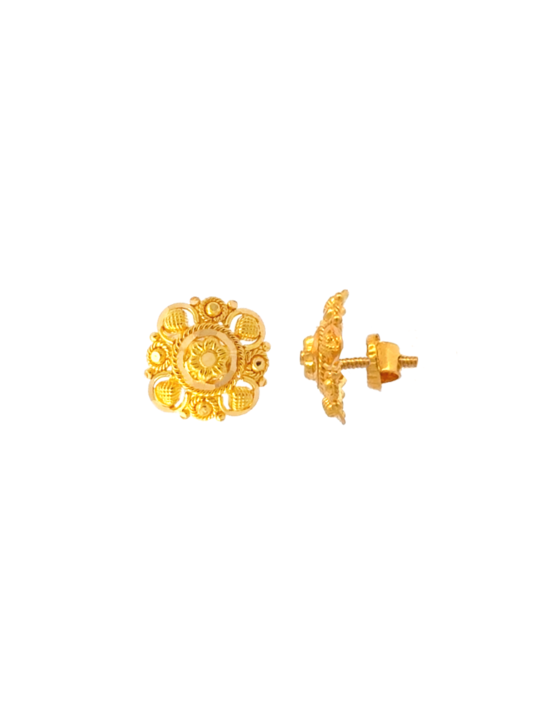 Gold Earrings 22 Karat