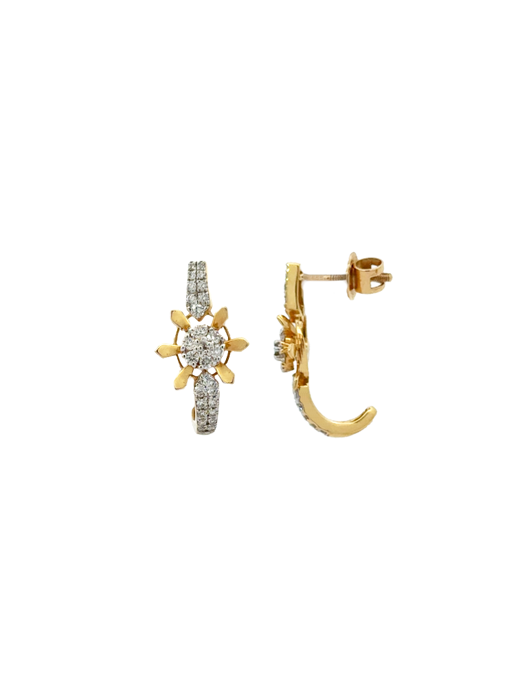Diamond Earrings - 18 Karat