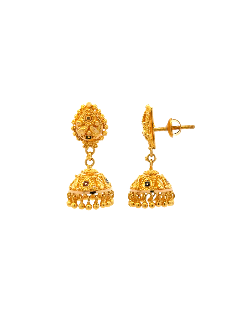 Gold Earrings 22 Karat
