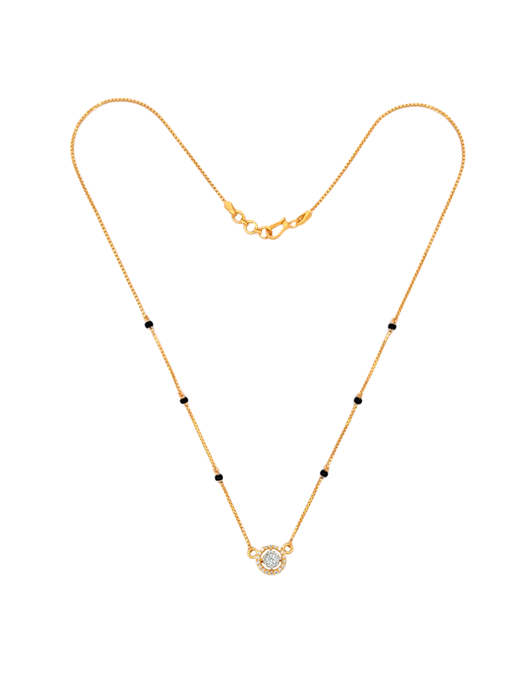 Luminous Love Mangalsutra - 22 Karat