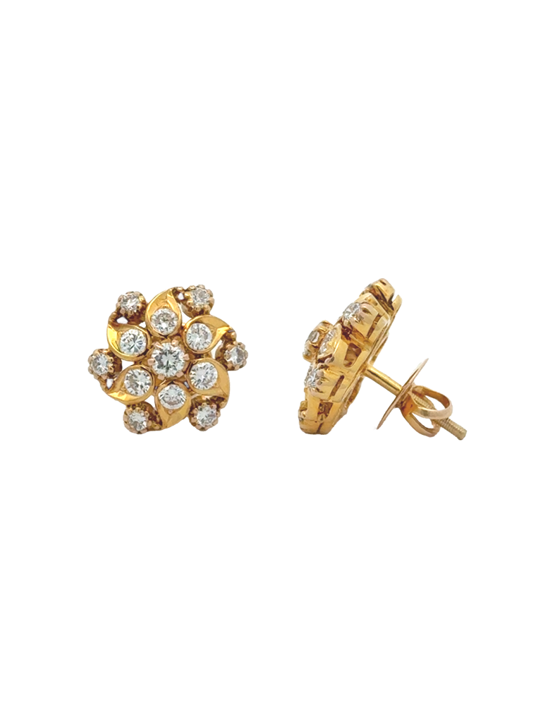 Diamond Earrings - 18 Karat