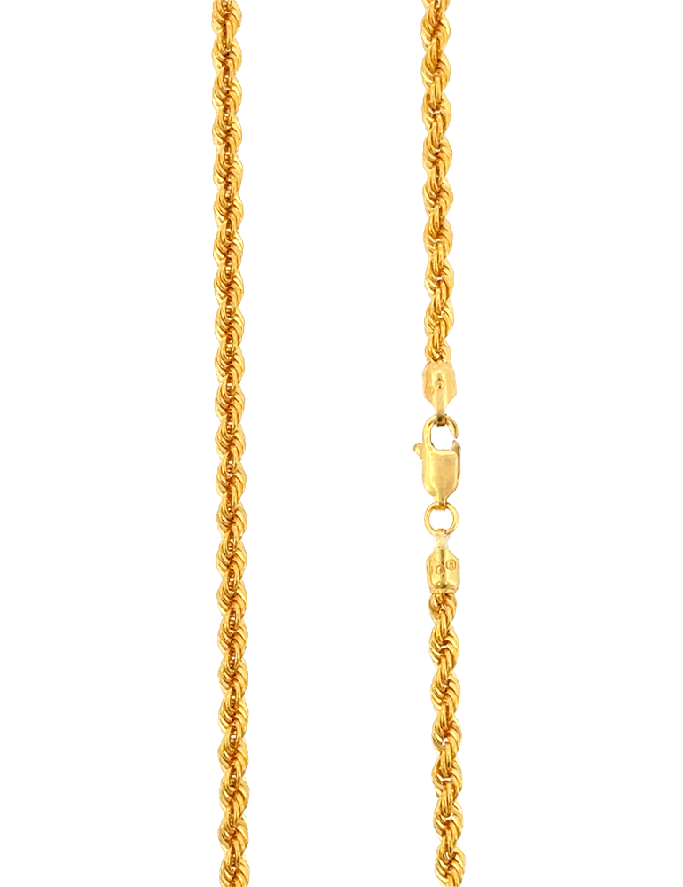 Gold Rope Chains - 22 Kt