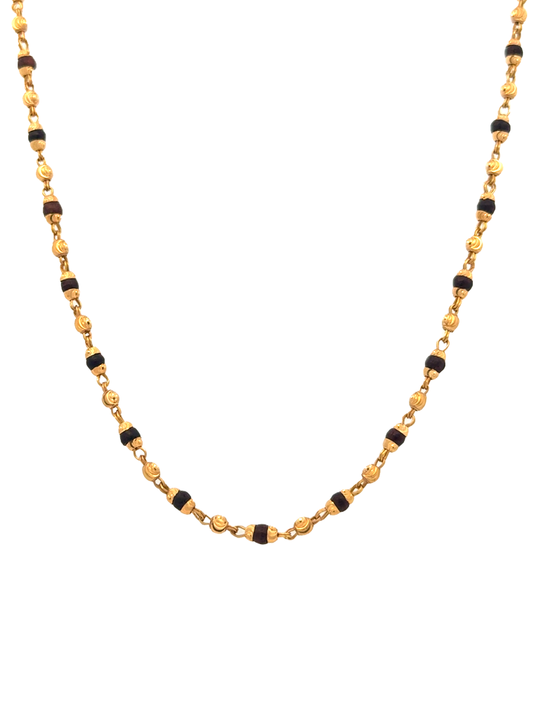 Gold Tulsi Mala - 22 Karat