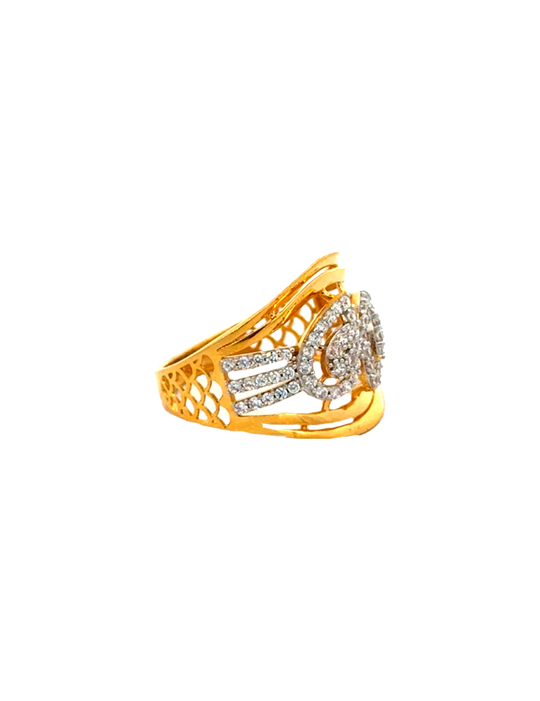Gold Ladies Ring 22 Kt