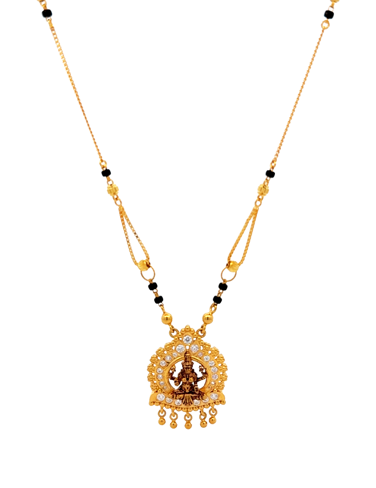 Lakshmi Vaibhav Gold Mangalsutra - 22 Karat