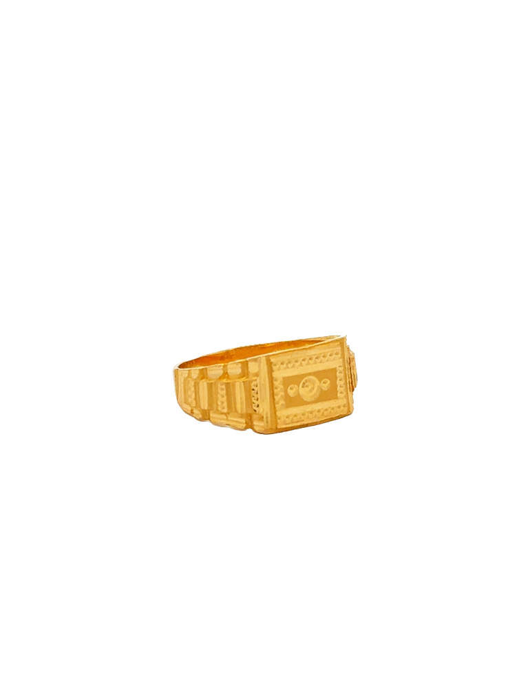 Gold Men's Ring - 22 Karat