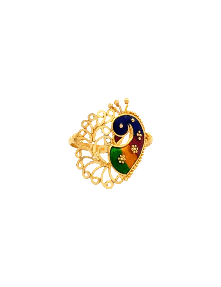 Raagmayur Gold Ring 22 Karat
