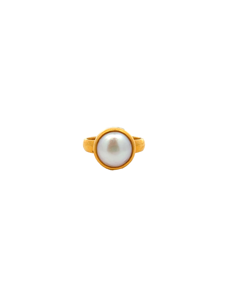 The Pearl Atelier Gold Ring In 22K