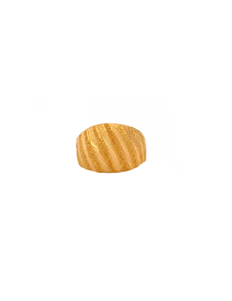 Veerang Gold Band Ring 22 Karat