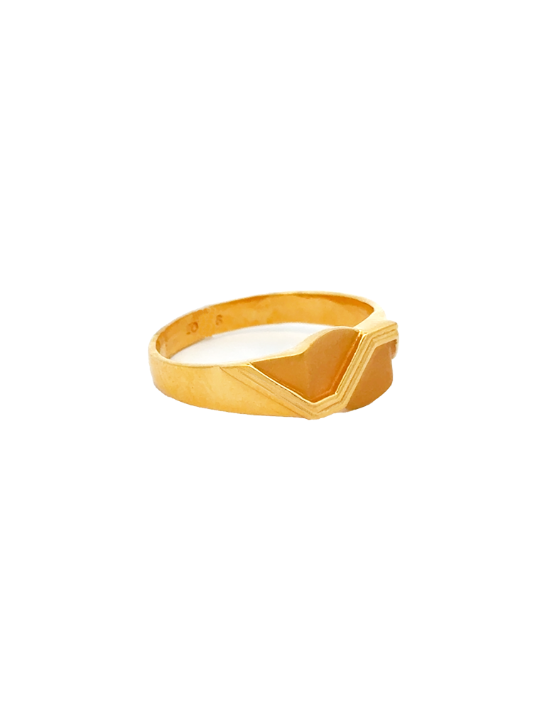 Gold Men's Ring 22 Karat
