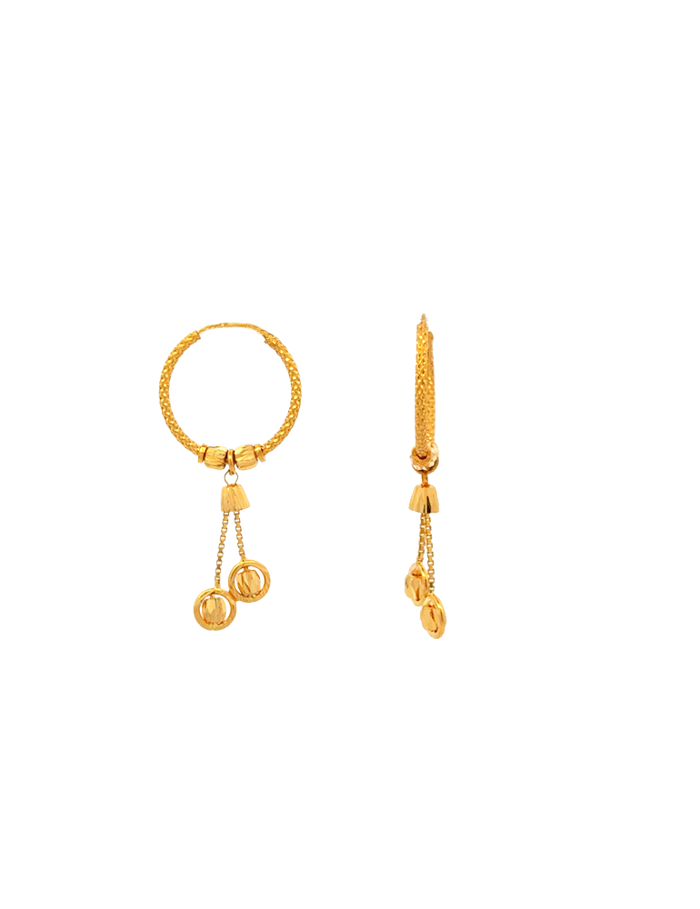 Gold Hoop 22 Karat