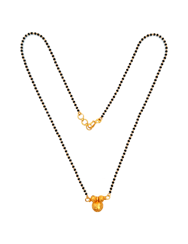 Gold Thali Mangalsutra 22 Karat