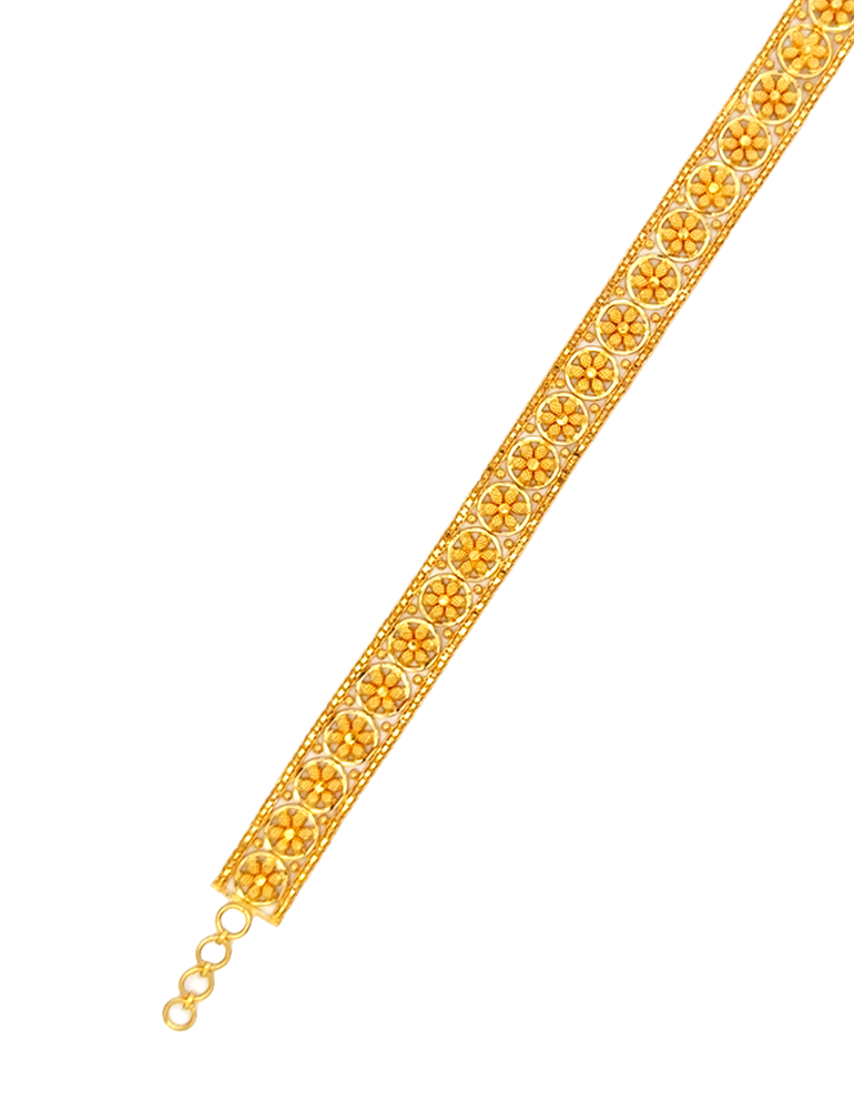 Gold Women's Bracelet - 22 Kt