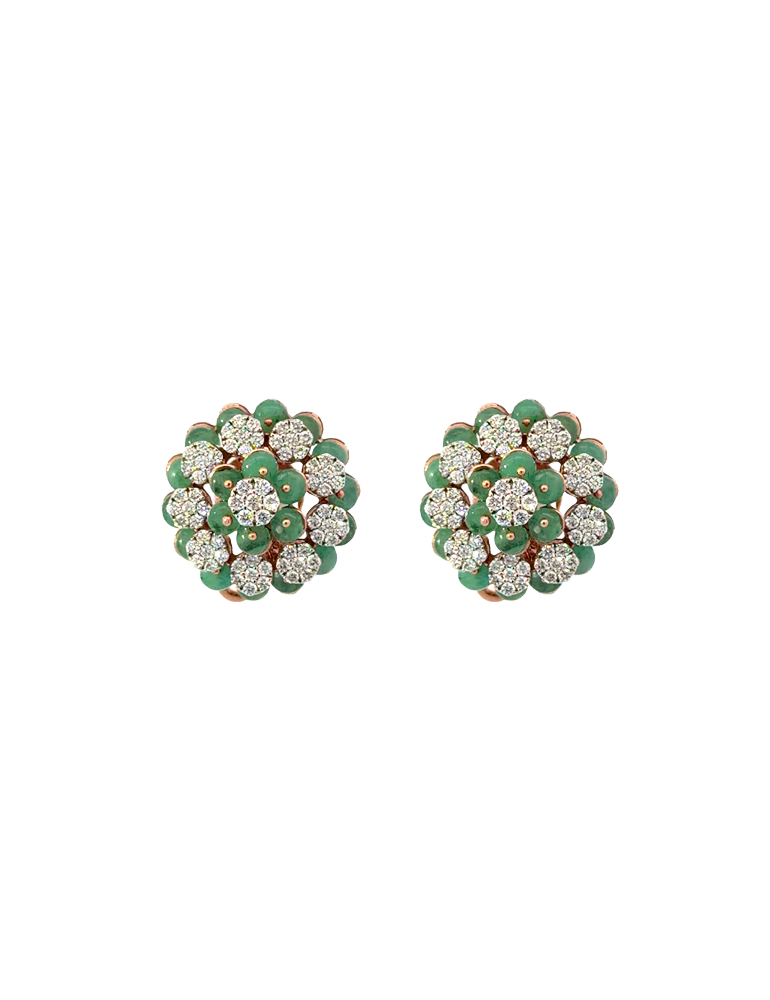 Diamond Earrings-18Karat