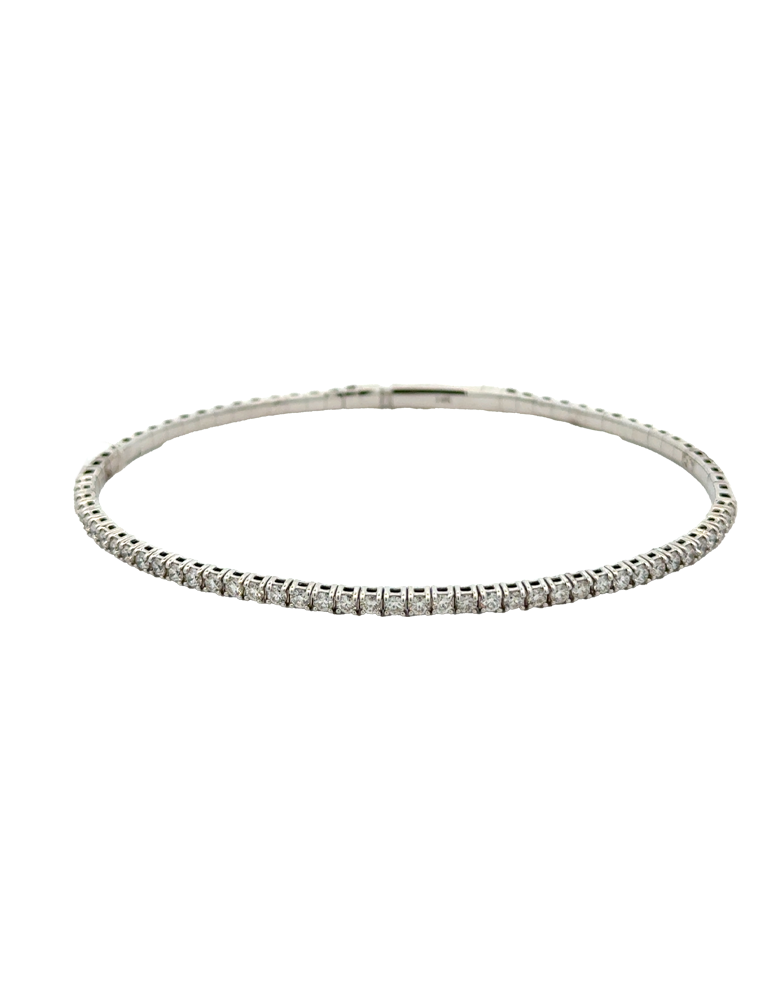 Diamond Bangle Bracelets 14 Karat