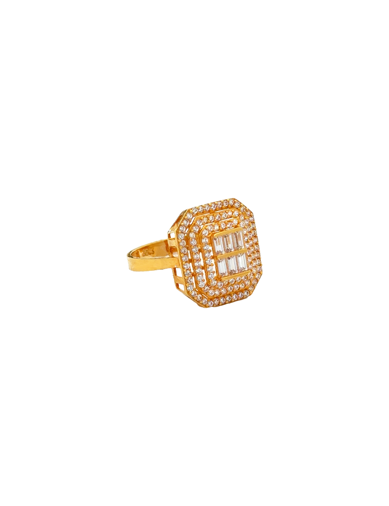 Modern Gold Ring 22 Karat