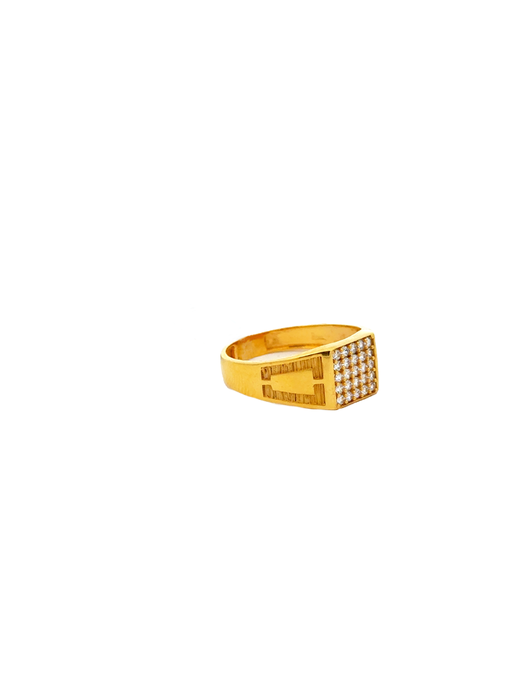 Gold Men's Ring 22 Karat