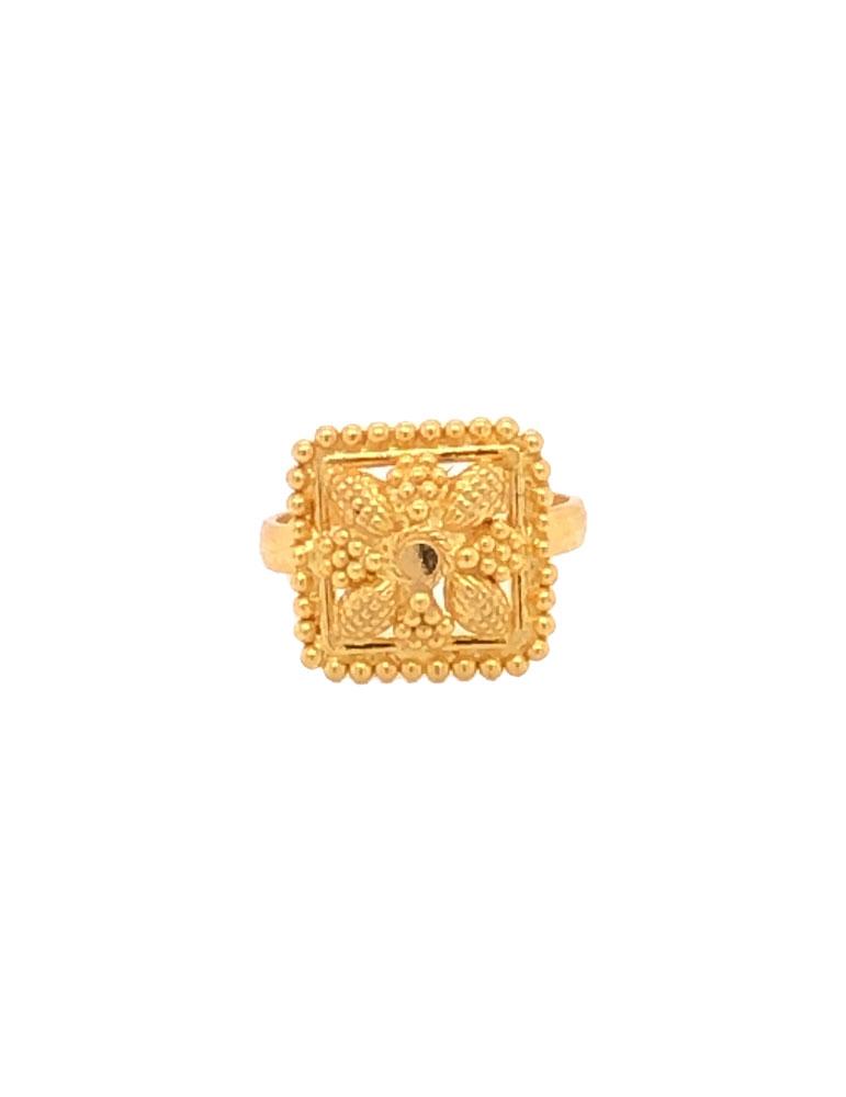 Gold Baby Ring 22 Karat