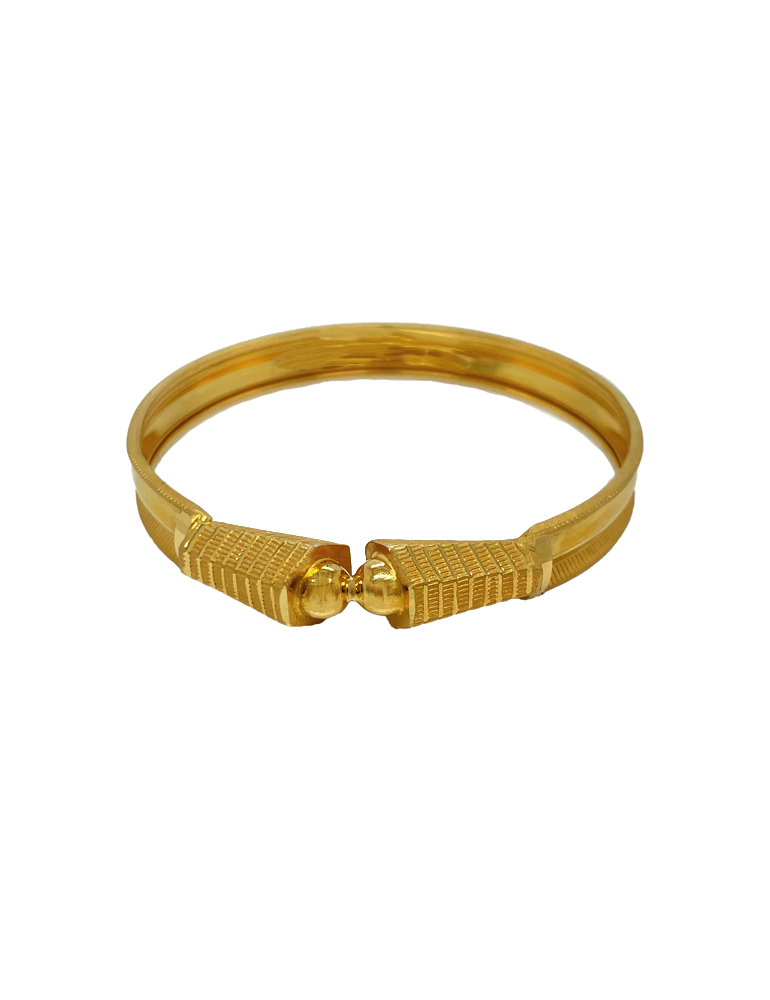 22 Kt Gold Bangles - Set of 2